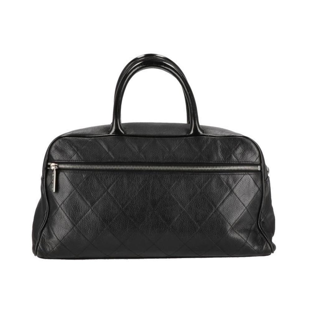 Chanel Bowling Bag Matelassé Skin Caviar